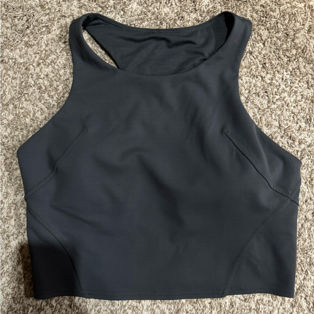 Lululemon Invigorate Training Tank Top. Like New. Size 10. Graphite Grey.